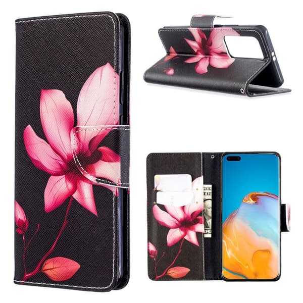 Wonderland Huawei P40 Pro etui - Livlig Blomst Multicolor