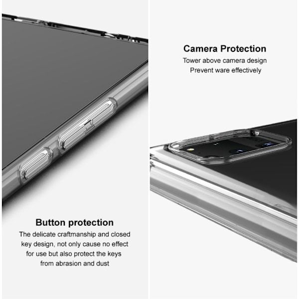 Imak UX-5 suojus ASUS Zenfone 8:lle - Läpinäkyvä Transparent