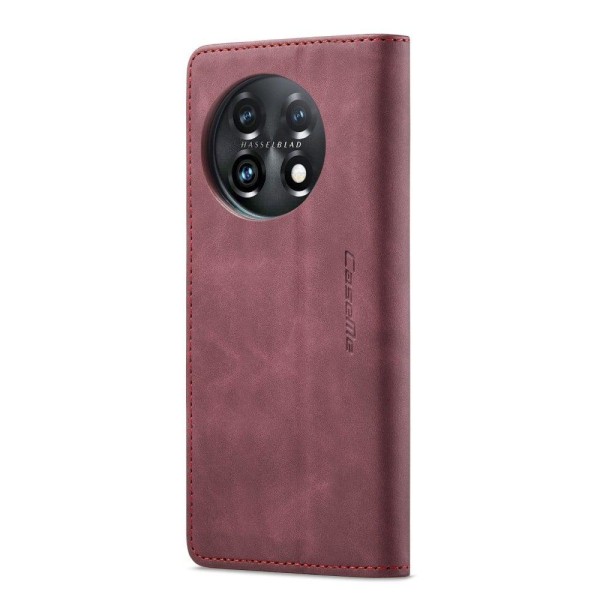CaseMe OnePlus 11 Vintage Etui - Rødvin Red