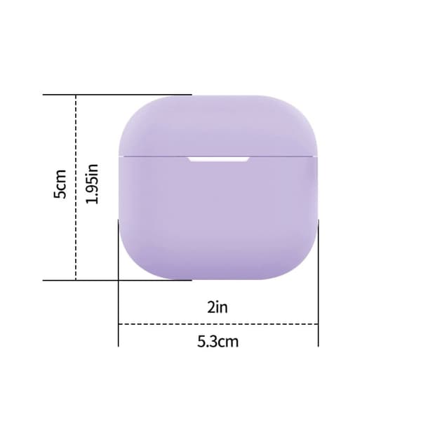 AirPods 4 Silicone Case Bluetooth Earphone Anti-Scratch Protective Cover - Black Black