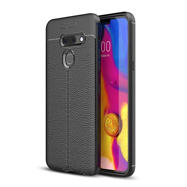 LG G8 ThinQ litsi suojakotelo - Musta Black