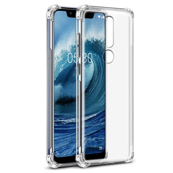 Bofink Airbag Deksel Til Nokia 5.1 Plus - Klar Transparent