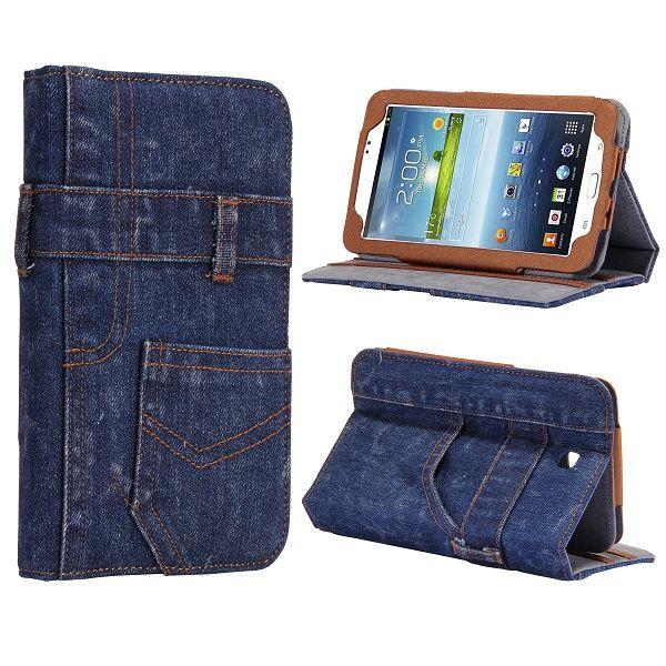 Blue Jeans (Mörkblå) Samsung Galaxy Tab 3 7.0 Skal