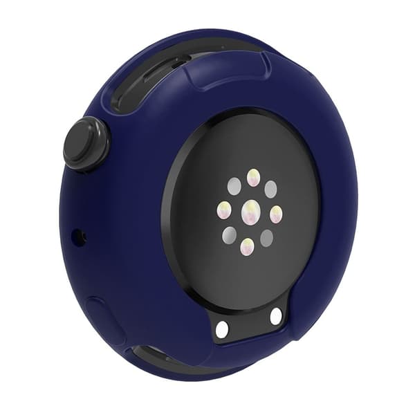 vivo Watch 3 Case Soft Silicone Protective Shell Frame Hollow-Out - Dark Blue Blue