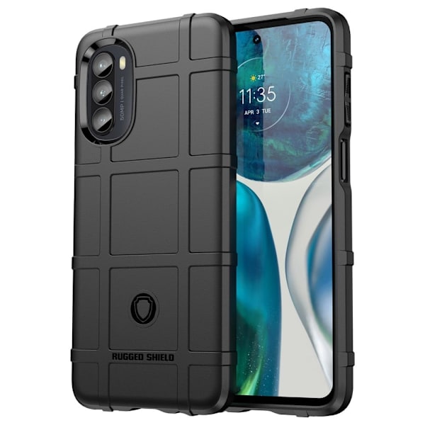 Rugged Shield Motorola Moto G52 skal - Svart Svart