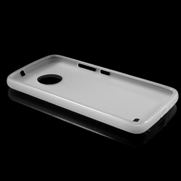 Motorola Moto E4 Slimmat enfärgat skal - Vit Transparent