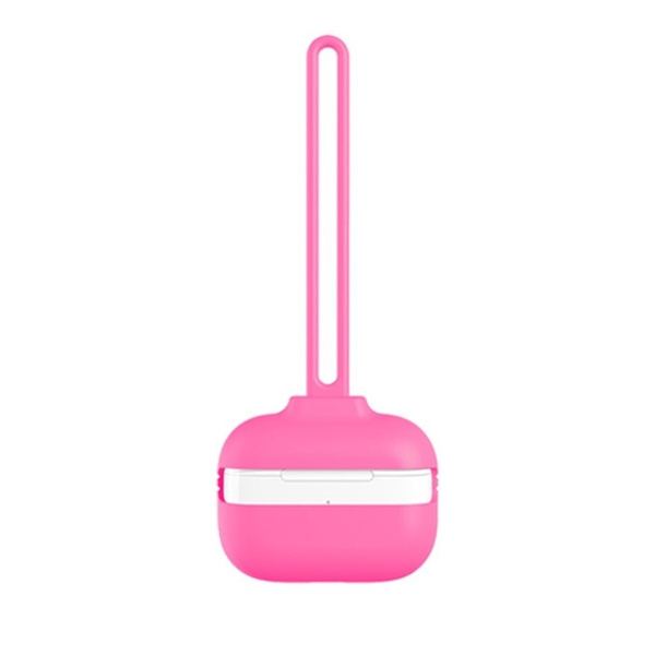 DIROSE AirPods Pro silikonfodral - Mörkrosa Rosa