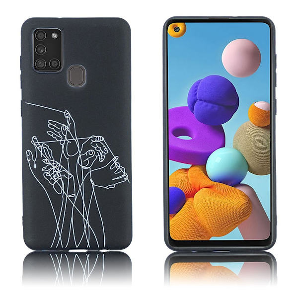 Imagine Samsung Galaxy A21s skal - Vit Vit