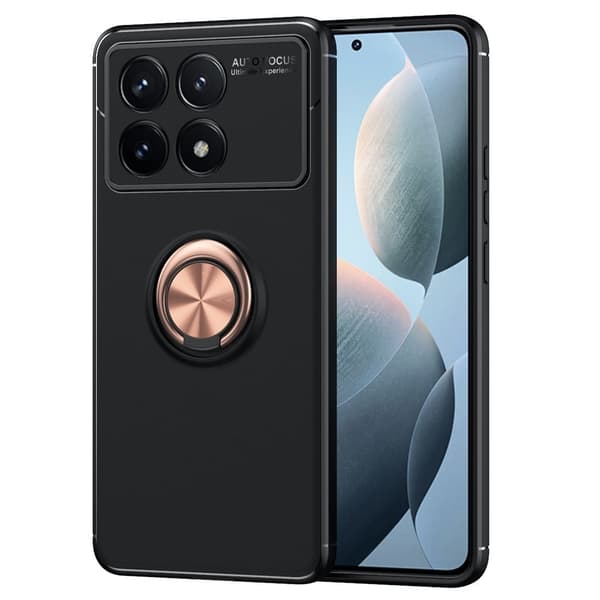Ringo Xiaomi Redmi K70E suojakotelo - Musta / Ruusukulta Pink