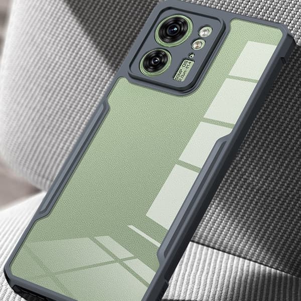 Stødsikkert Motorola Edge 40 hybridcover - Transparent Transparent