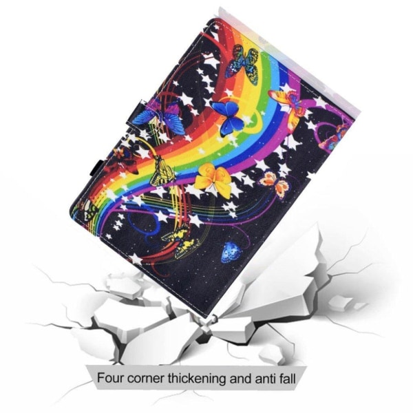 Lenovo Tab M10 FHD Plus pattern printing leather case - Colorful multifärg