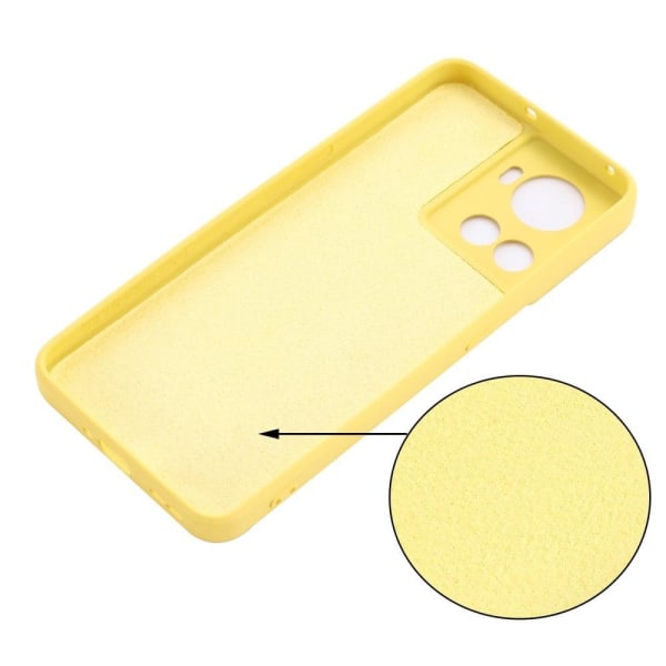 Matte Liquid OnePlus 10R / OnePlus Ace silikone cover - Gul Yellow