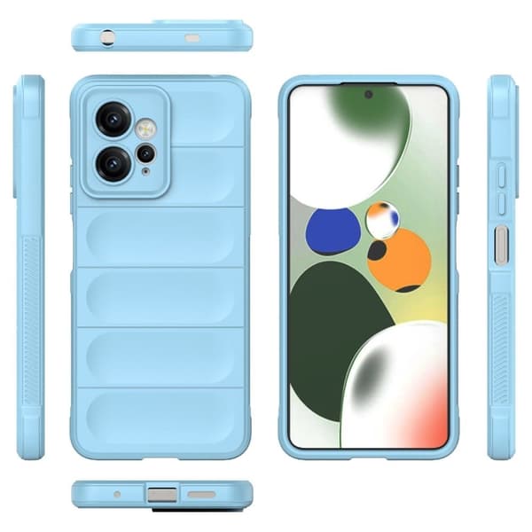 Deksel med mykt grep for Xiaomi Redmi Note 12 - Babyblå Blue