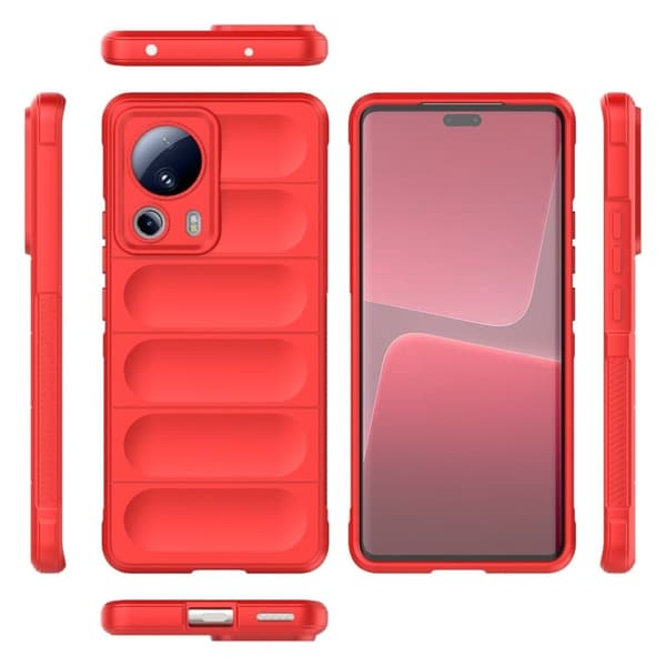 Blødt grebsformet cover til Xiaomi Civi 2 / Xiaomi 13 Lite - Rød Red