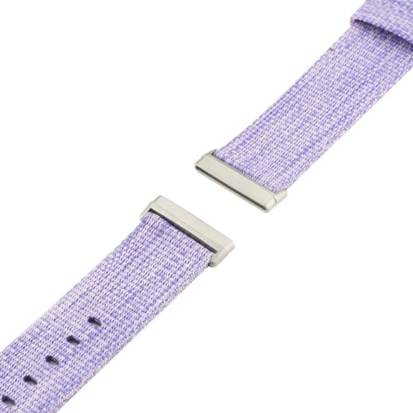 Fitbit Sense 2 / Versa 4 nylon watch strap - Purple Lila