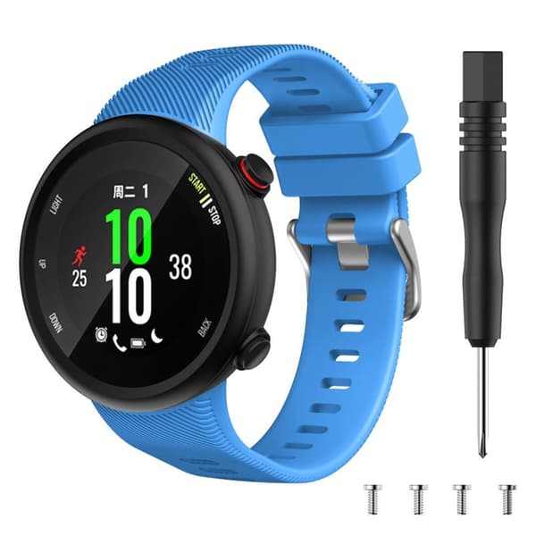 Garmin Forerunner 45 siisti silikoninen kellonauha - Taivaansininen Blue