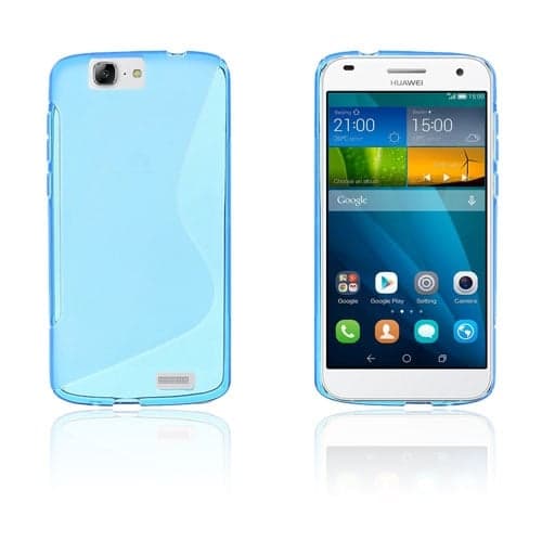 Lagerlöf Huawei Ascend G7 Deksel - Blå Blue