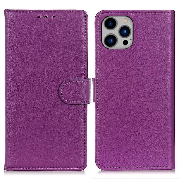 Classic iPhone 16 Pro Max flip etui - Lilla Purple