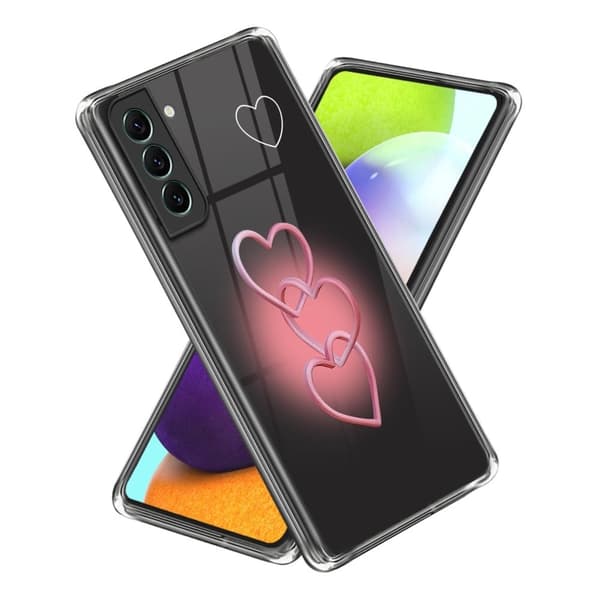 Deco Samsung Galaxy S23 Plus Suojakotelo - Three-love Pink