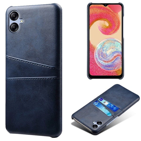 Dual Card Etui Samsung Galaxy A04 - Blå Blue