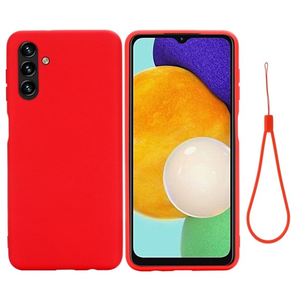 Matta nestesilikoninen kuori Samsung Galaxy A13 5G - Punainen Red