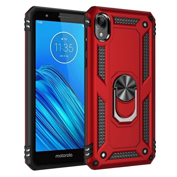Bofink Combat Motorola Moto E6 deksel - Rød Red