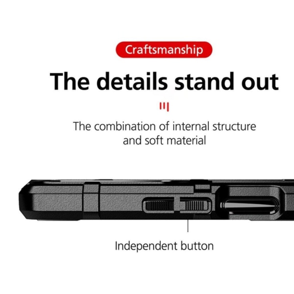 Rugged Shield case Sony Xperia 5 III - Sort Black