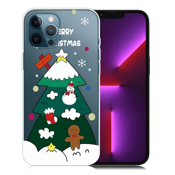 Julfodral till iPhone 13 Pro - Julgran multifärg