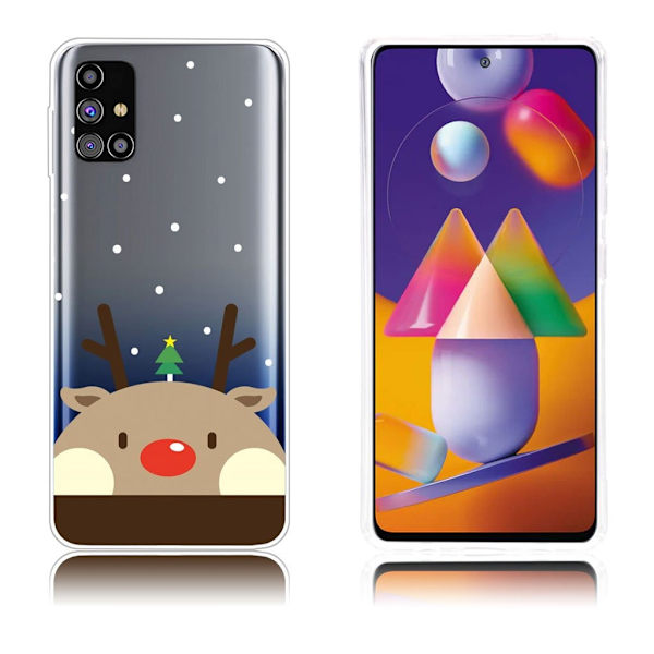 Juletaske til Samsung Galaxy M31s - Elg Brown