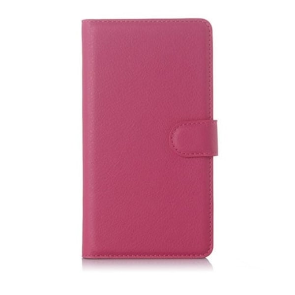 Jensen Microsoft Lumia 950 XL Läderfodral med Stativ - Varm Rosa Rosa