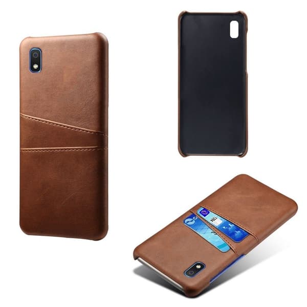 Dual Card Samsung Galaxy A10e cover - Brun Brown