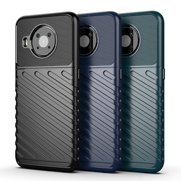 Thunder Nokia X10 / X20 Suojakotelo - Musta Black