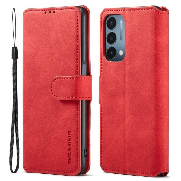 DG.Ming OnePlus Nord N200 5G Retro Suojakotelo - Punainen Red