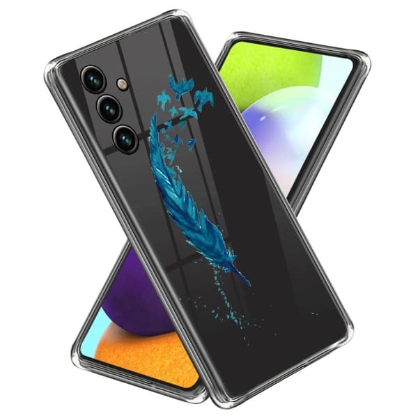 Deco Samsung Galaxy M14 Suojakotelo - Feather Blue