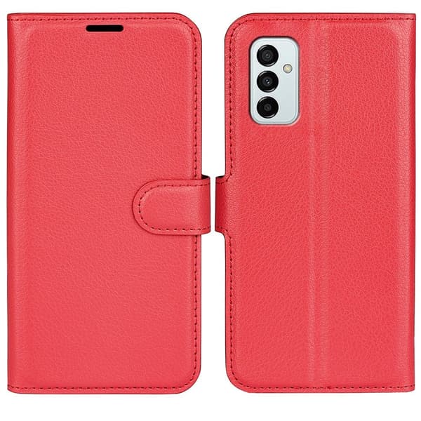 Classic Samsung Galaxy M23 flip kuoret - Punainen Red