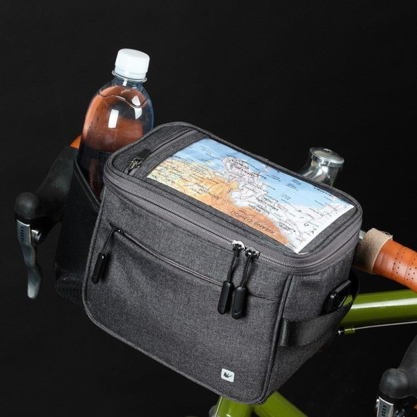 RHINOWALK waterproof bicycle bike storage bag Black