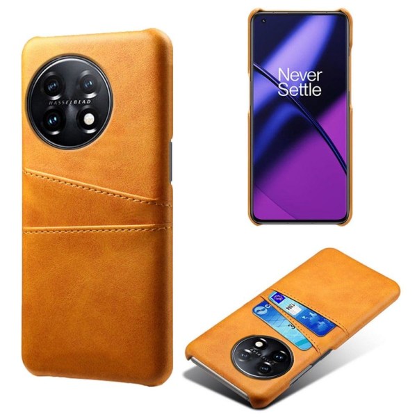Dual Card Etui OnePlus 11 - Orange Orange