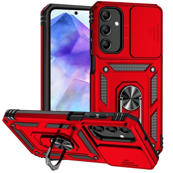Bofink Combat Samsung Galaxy A55 kotelot - Punainen Red