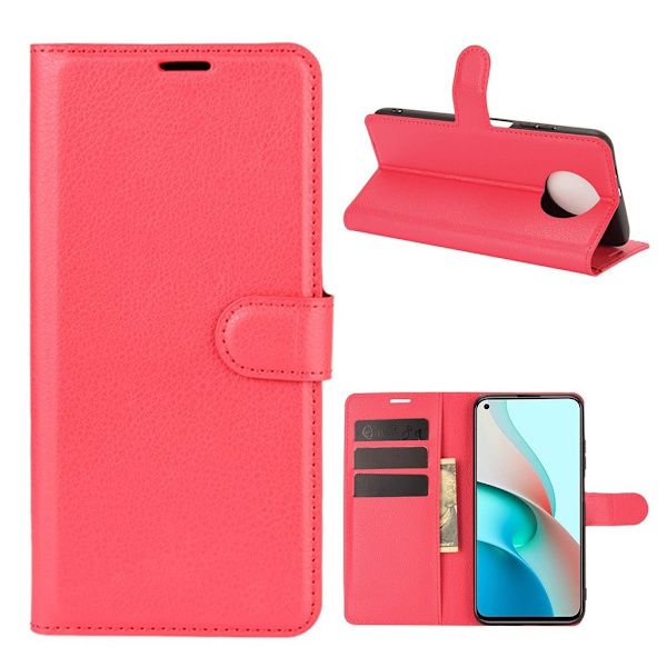 Classic Xiaomi Redmi Note 9t / Note 9 5g Flip Etui - Rød Red