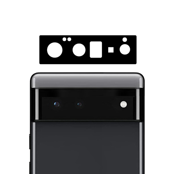 Google Pixel 6 HD kameralinsskydd av härdat glas Transparent