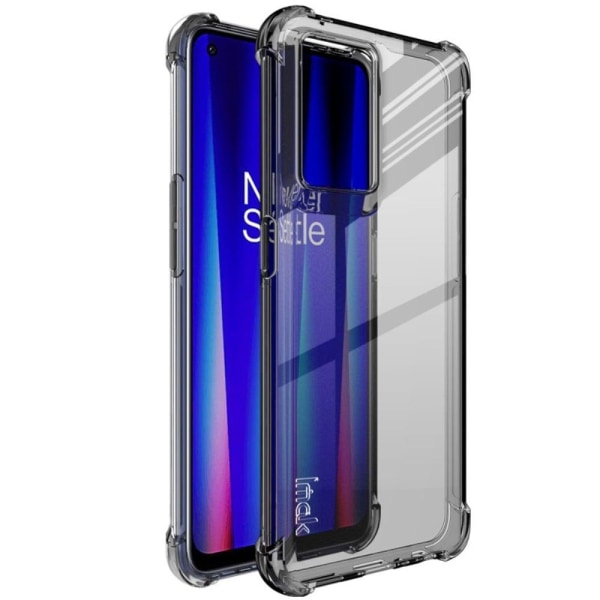 IMAK Airbagskydd för OnePlus Nord CE 2 5G - Genomskinlig Svart Transparent