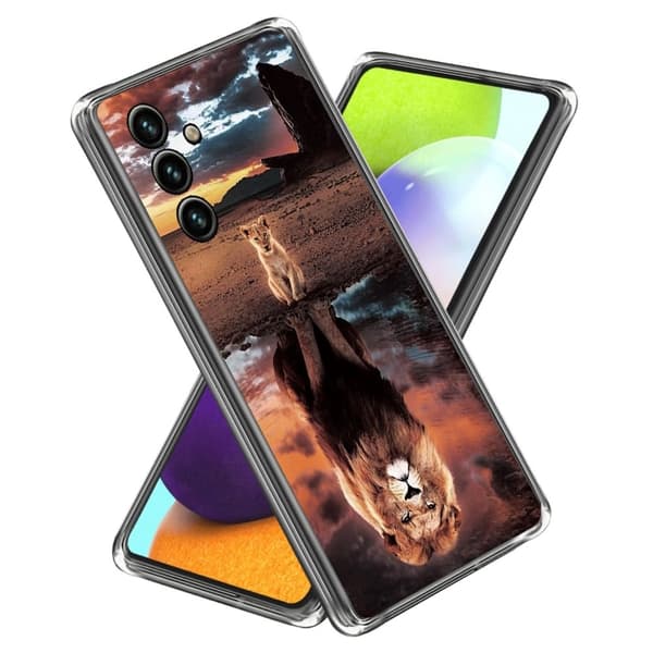 Deco Samsung Galaxy M14 skal - Lejon Brun