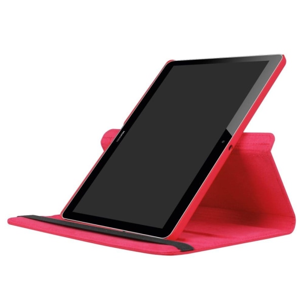 Huawei MediaPad T3 10 Vikbart fodral i läder - Röd Röd