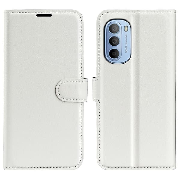Classic Motorola Moto G31 Flippetui - Hvit White