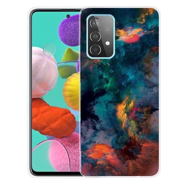 Deco Samsung Galaxy A73 Suojakotelo - Rosy Clouds Multicolor