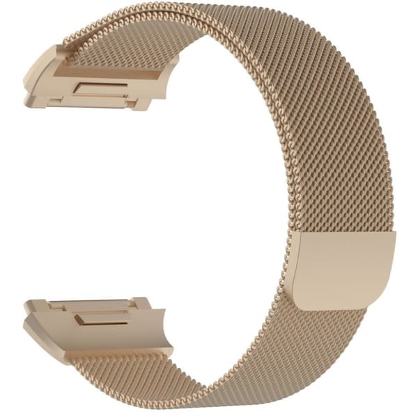 Fitbit Ionic klokkearmbånd erstatning laget av rustfritt stål - Champagne gul - L Gold