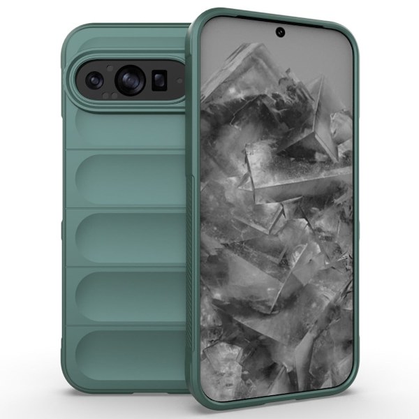 Mjukt greppformat Google Pixel 9 Pro XL skal - Grön Grön