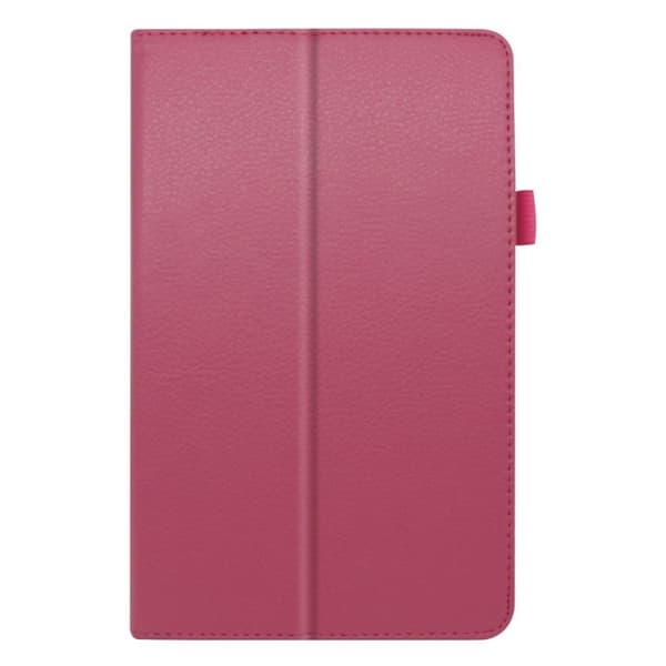 Lenovo Tab M8 Litchi Lær Flippetui - Rose Pink