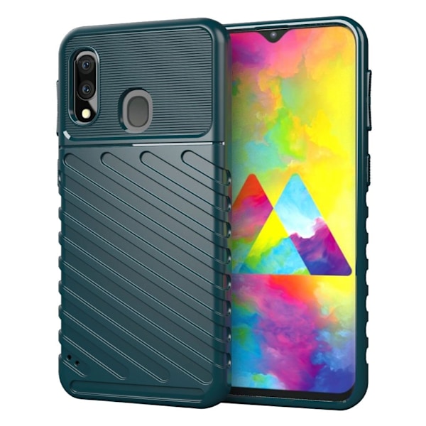 Thunder Samsung Galaxy M20 etui - Grønn Green