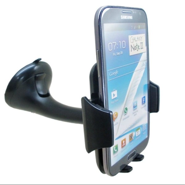 Universal curved style rotatable phone mount holder Svart d797